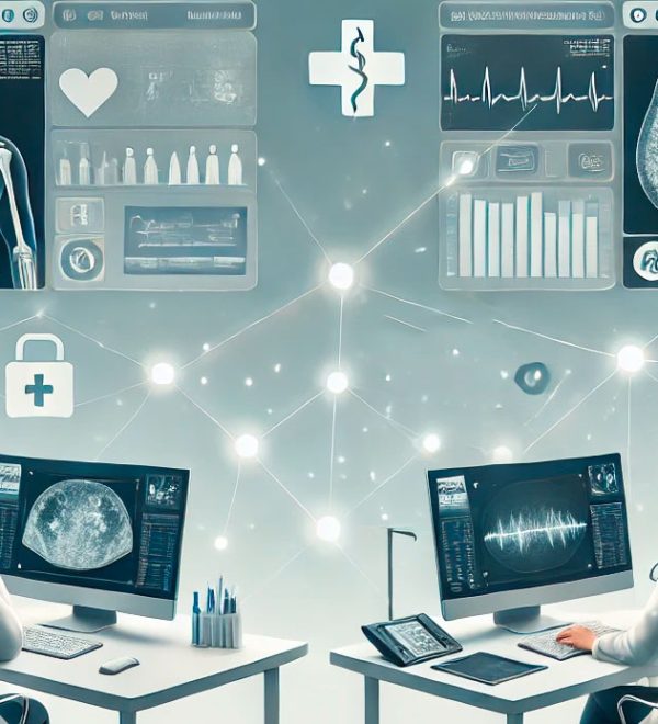 HCPs collaborating in real-time on a patient-case